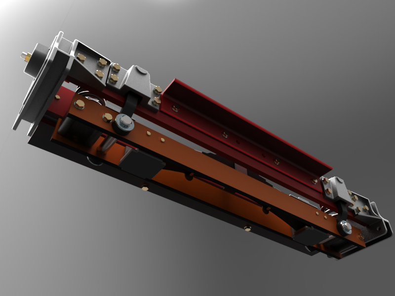 大牵引力转向架组装支撑3D模型图纸 STP格式